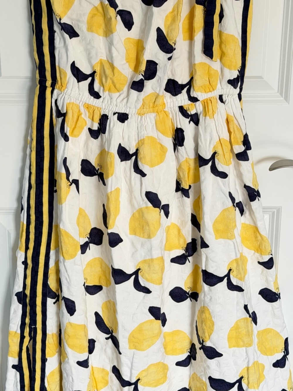 New! Loft Lemon Tie One Shoulder Midi Dress Size 2 54493 - Picture 5 of 16